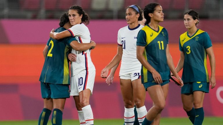 Tokio 2020: Estados Unidos y Australia 'pactaron' empate en futbol femenil