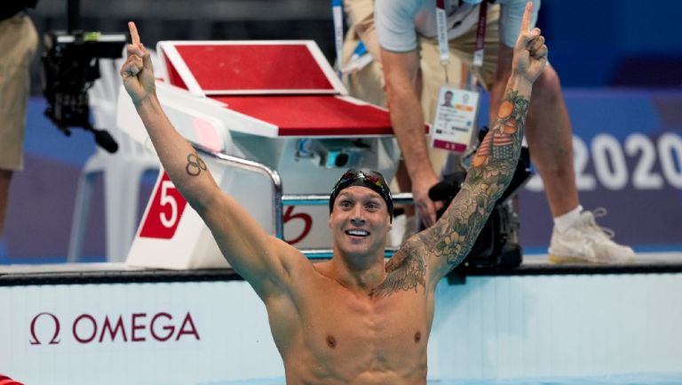 Dressel celebra su triunfo