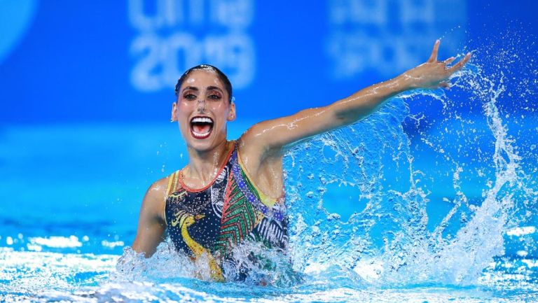 Nuria Diosdado en competencia en Lima 2019