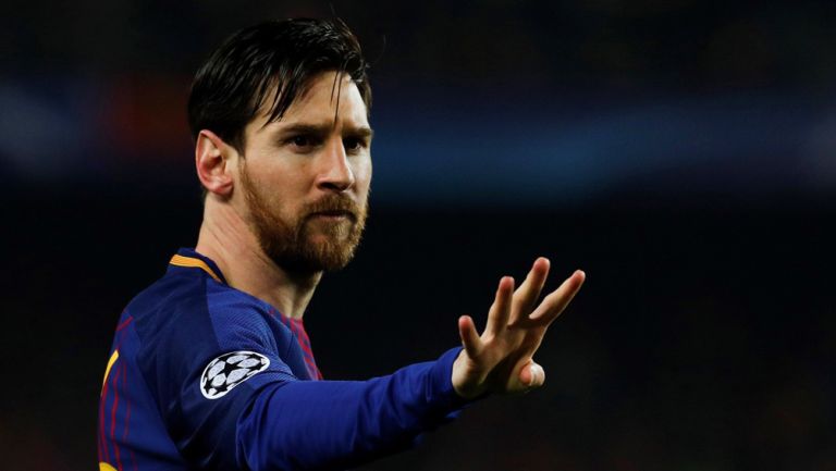 Messi, en un juego del Barça