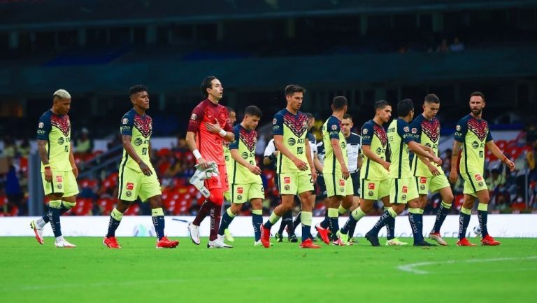 Jugadores del América en un partido