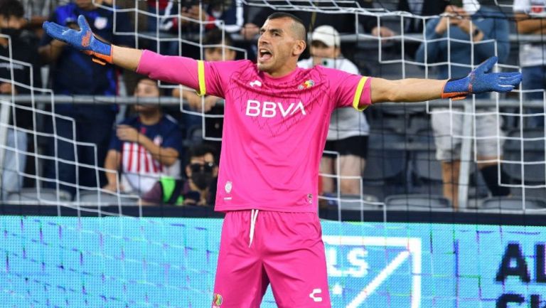 Nahuel Guzmán en acción en el All-star Skillls Challenge