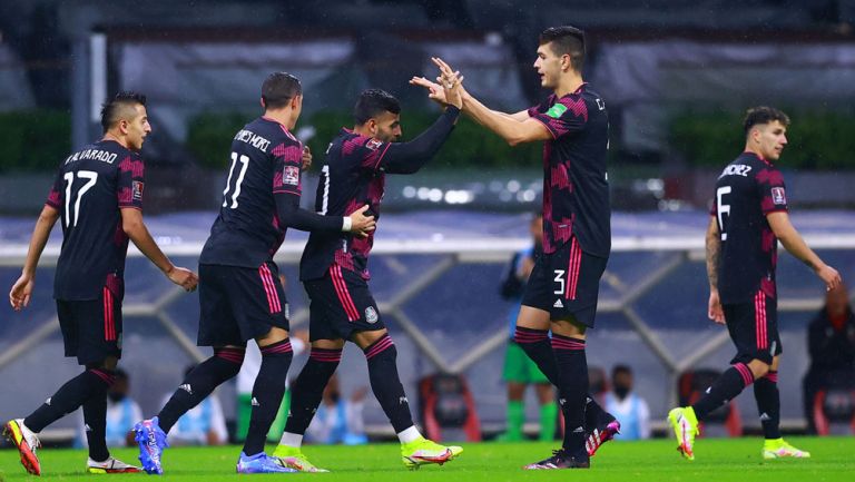 México, en festejo de gol