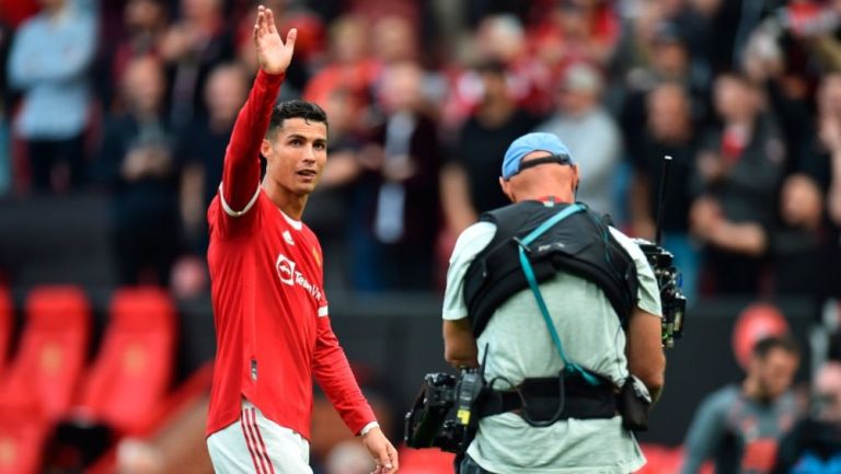 Cristiano Ronaldo tras el duelo entre Manchester United y el Newcastle