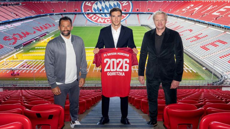 Leon Goretzka tras su renovación con el Bayern Munich 