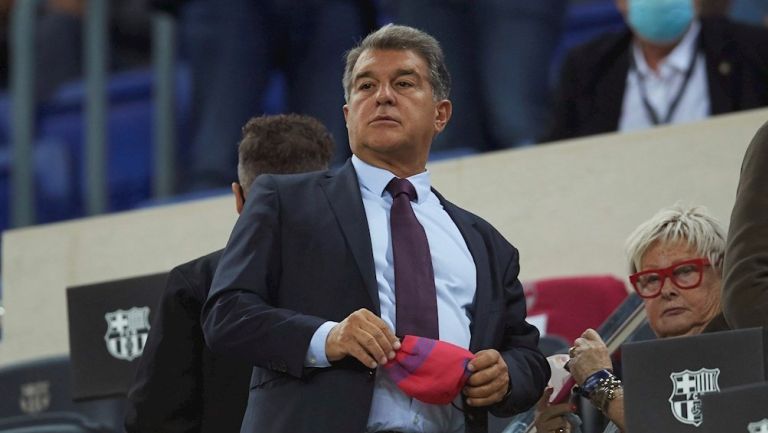 Joan Laporta en empate contra Granada