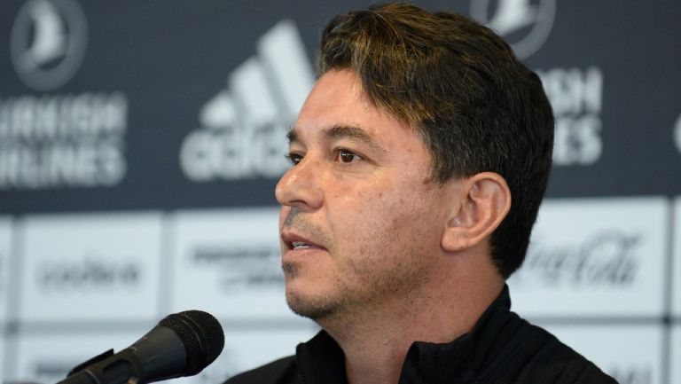 Marcelo Gallardo en conferencia de prensa previo al Superclásico