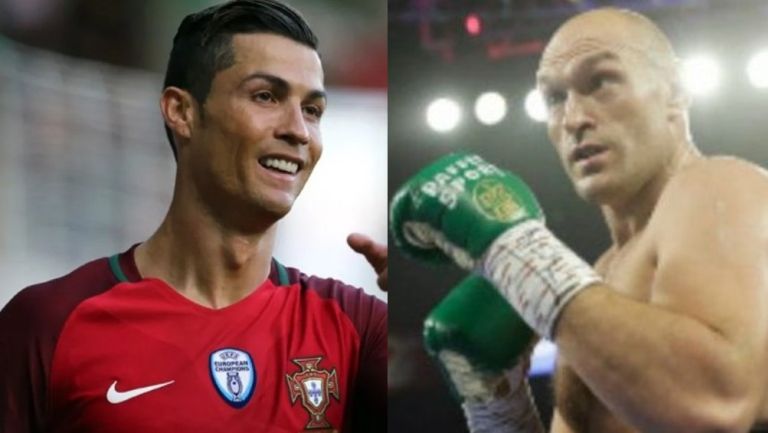 Tyson Fury mandó mensaje a Cristiano Ronaldo: 'Manchester es mío'
