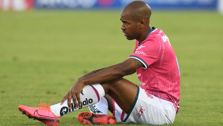 Diego Rolán durante el duelo ante Gallos 