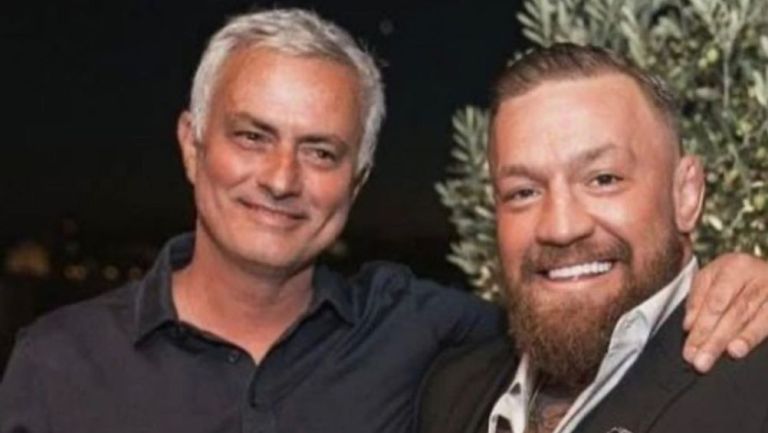 Mourinho y McGregor en Roma