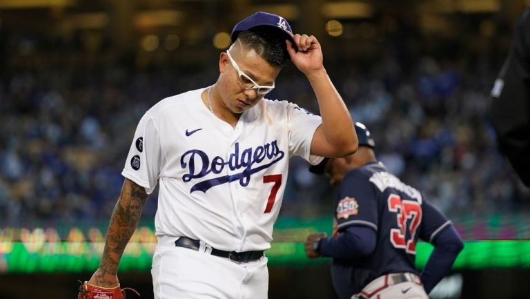 Julio Urías con los Dodgers