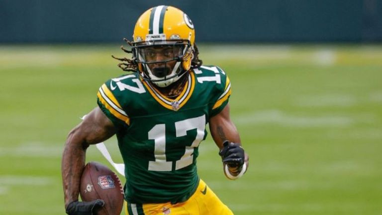 Adams en un partido con Green Bay