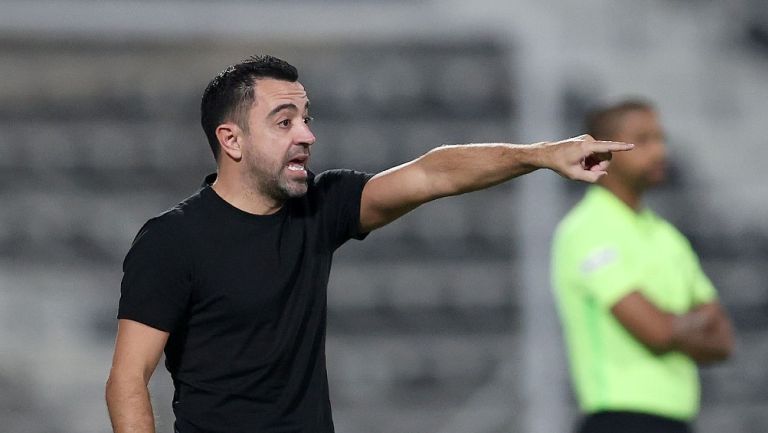Xavi Hernández durante un partido del Al-Sadd