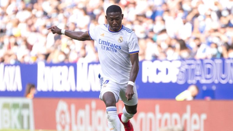 David Alaba jugando con el Real Madrid 