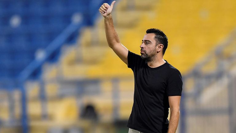 Xavi Hernández, en un juego del Al Saad