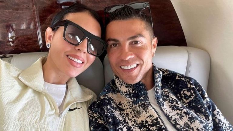 Georgina Rodríguez junto a Cristiano Ronaldo 