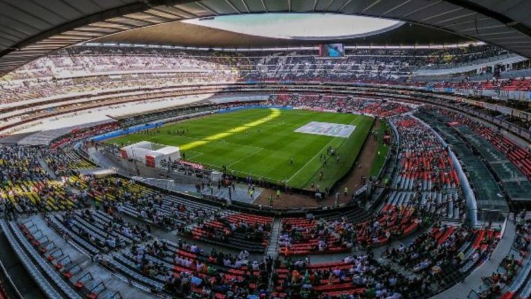 El Estadio Azteca previo a un partido