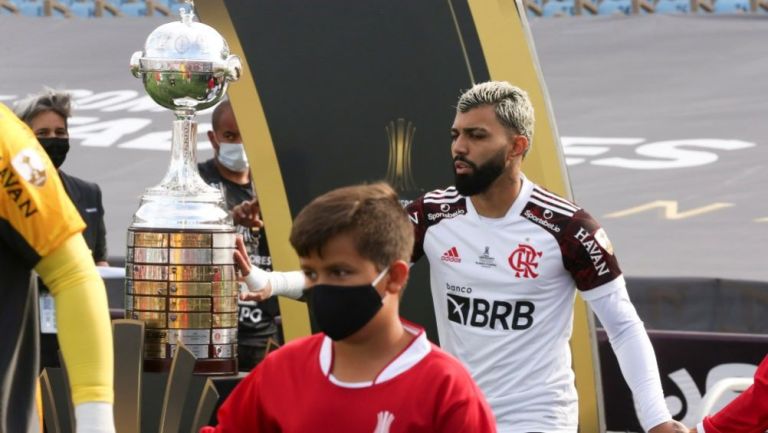 Gabigol en la Final de la Copa Libertadores