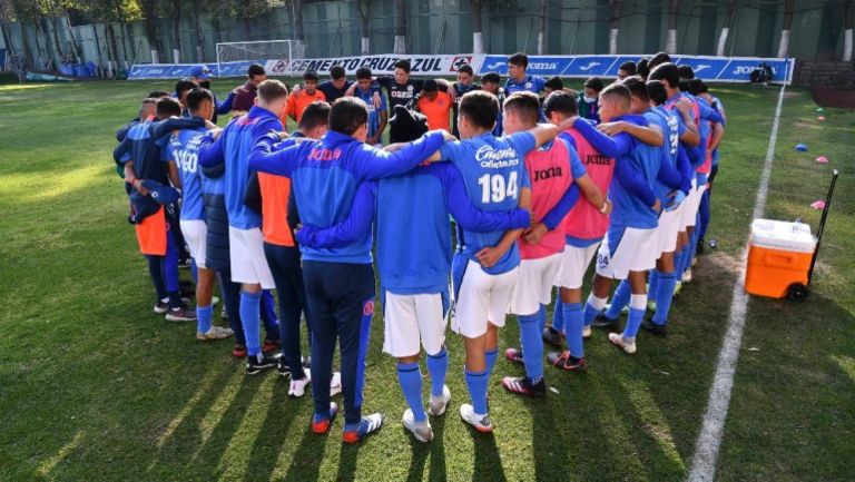 Elementos de Cruz Azul Sub 20 en la Semifinal ante Tigres