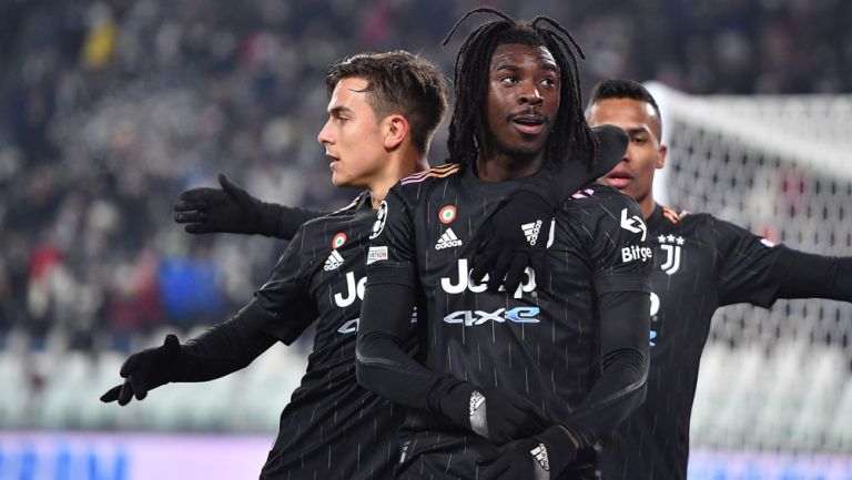 Moise Kean festeja su tanto ante el Malmoe