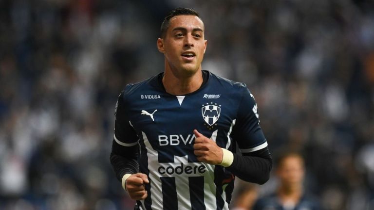 Funes Mori en partido con Rayados 