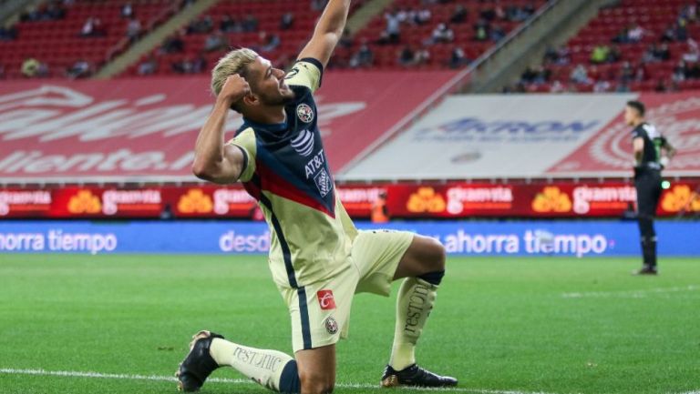 Henry Martín tras anotarle gol a las Chivas