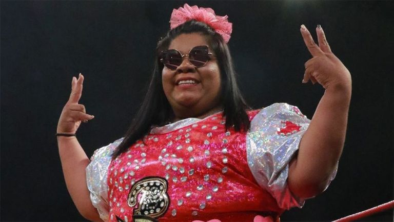 Big Mami durante una lucha