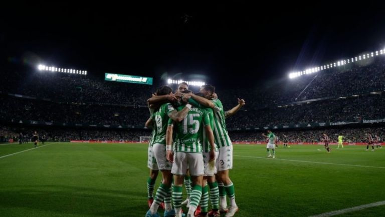 Betis celebrando un gol