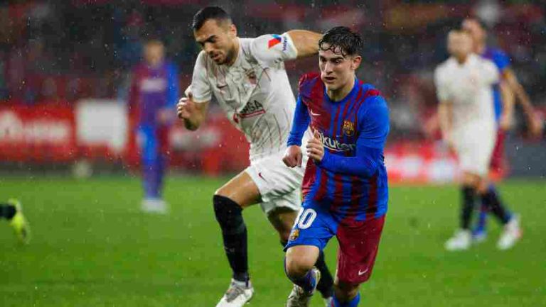 Pablo Gavi, mediocampista juvenil del Barça