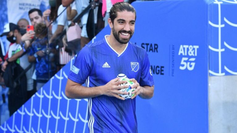 Rodolfo Pizarro en el juego de las estrellas de MLS y Liga MX