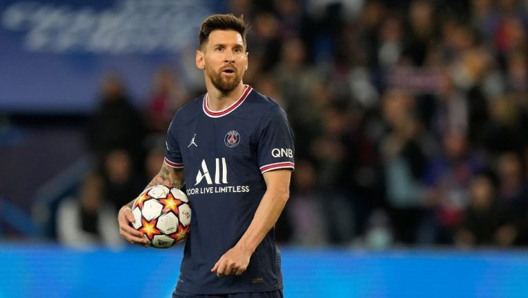 Messi, sorprendido en un juego del PSG