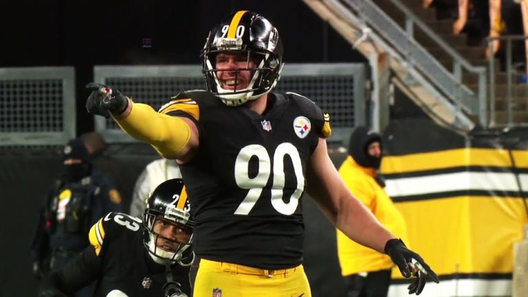 T.J. Watt tras captura ante Mayfield