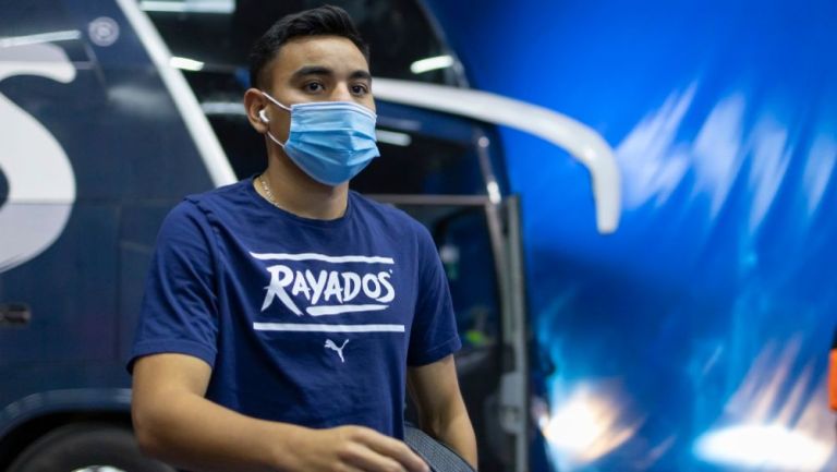 Carlos Rodríguez previo a un juego de los Rayados