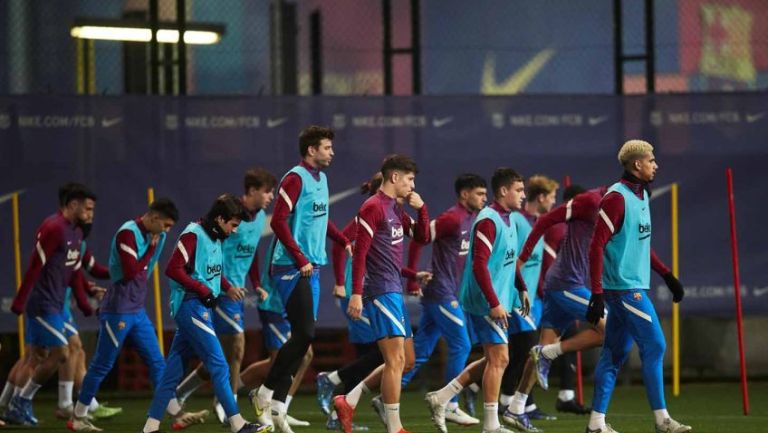 Entrenamiento del Fc Barcelona