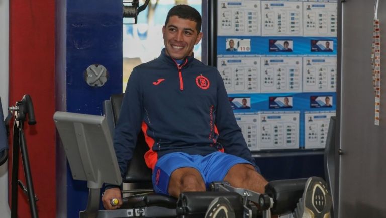 Erik Lira con Cruz Azul