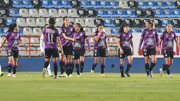 Pachuca Femenil en un partido 