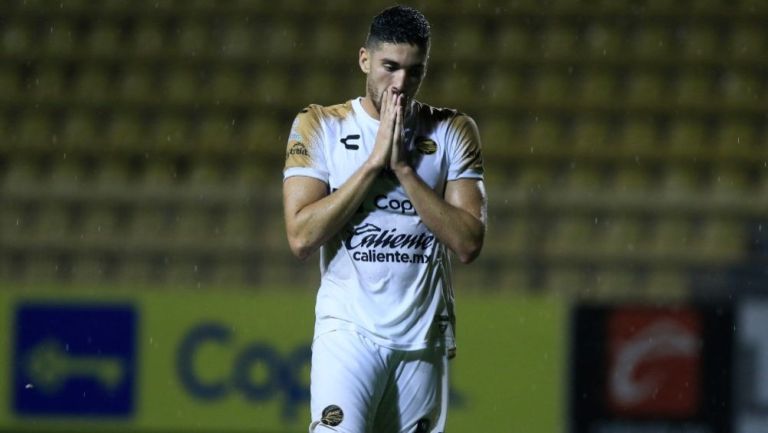 Paolo Yrizar en un partido de Dorados de Sinaloa