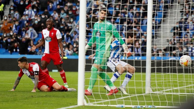 Gol anulado de la Real Sociedad frente al Celta de Vigo