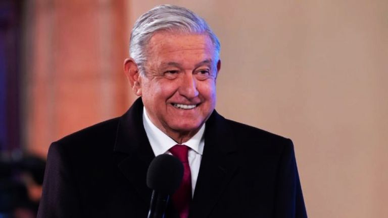 López Obrador durante su conferencia mañanera