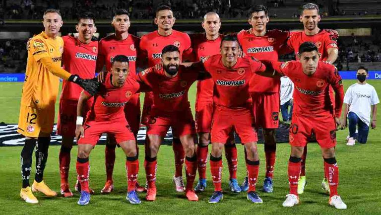 11 inicial de Toluca ante Pumas