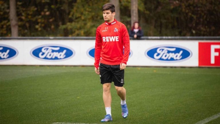 Jorge Meré durante entrenamiento