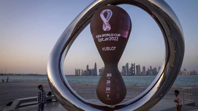 Reloj oficial para el conteo regresivo de Qatar 2022