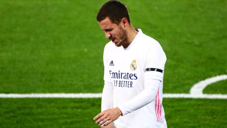 Eden Hazard con el Real Madrid