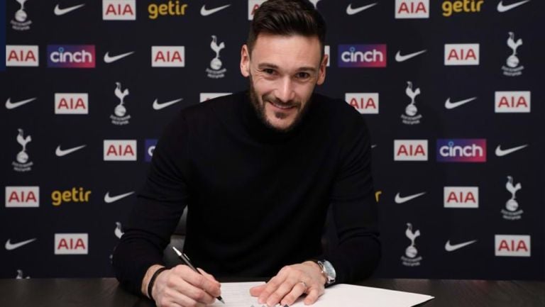 Hugo Lloris firma su nuevo contrato con el Tottenham 