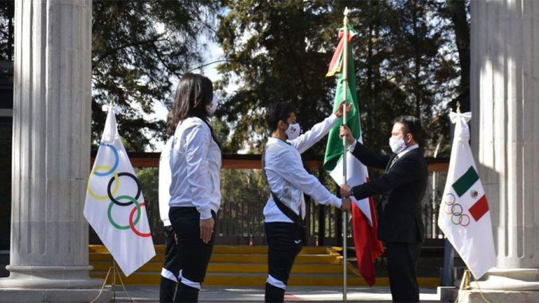 El abanderamiento de la delegación mexicana para Beijing 2022