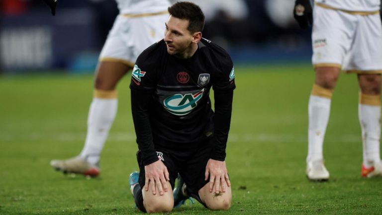 Lionel Messi en lamento con PSG