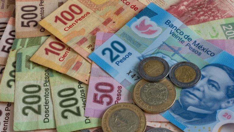 Dinero mexicano; monedas y billetes
