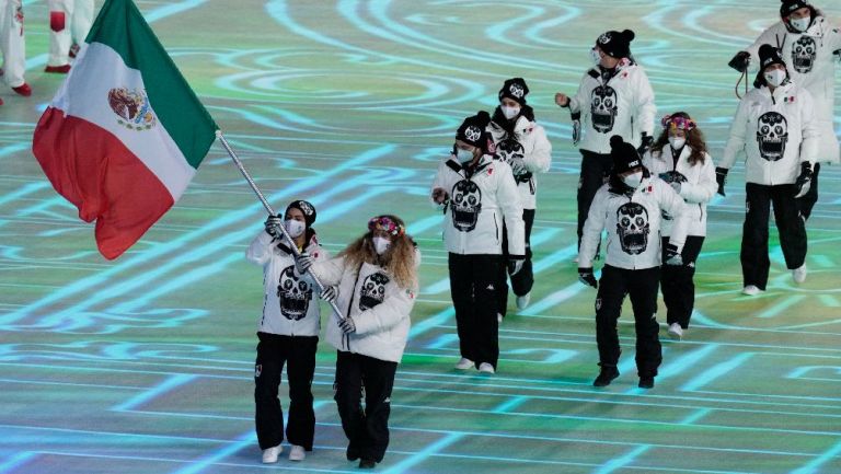 Delegación Mexicana en la inauguración de los Juegos Olímpicos