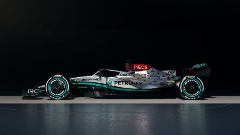 Mercedes presentó el nuevo monoplaza 2022