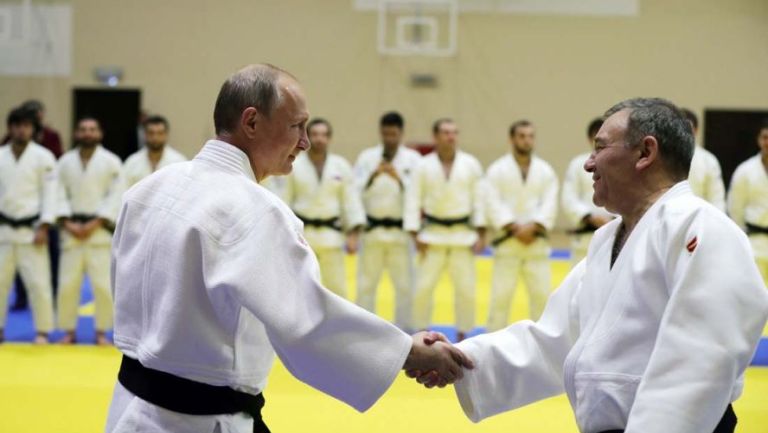 Vladimir Putin, cinta negra en Taekwondo